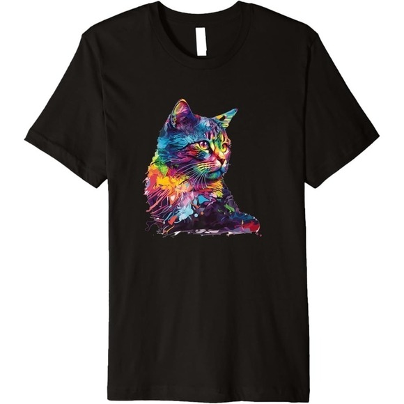 Jasper
D Other - Colorful Cute Rainbow Kitten Cat Lover Retro Unisex T-Shirt